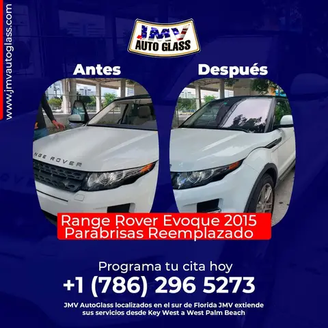 JM AutoGlass localizados en el Sur de Florida