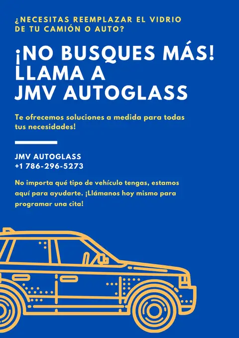 Call JMV Autoglass!